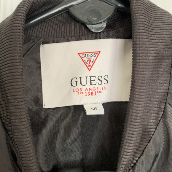 Guess floral embroidered bomber jacket - Picture 3 of 6